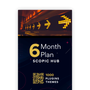 Scopic HUB 6 Month plan 1000 plugins theme